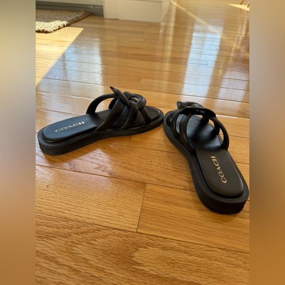 Coach Georgie Leather Sandal - Picture 3 of 5